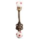 Red Star Ceramic Floral Iron Hooks-EHG-100